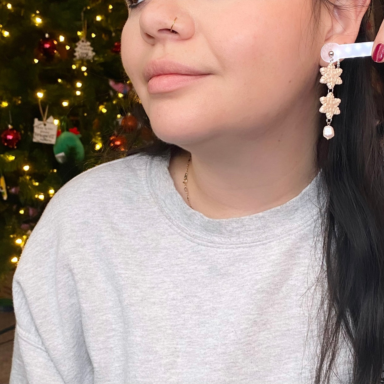 Snowflake pearls