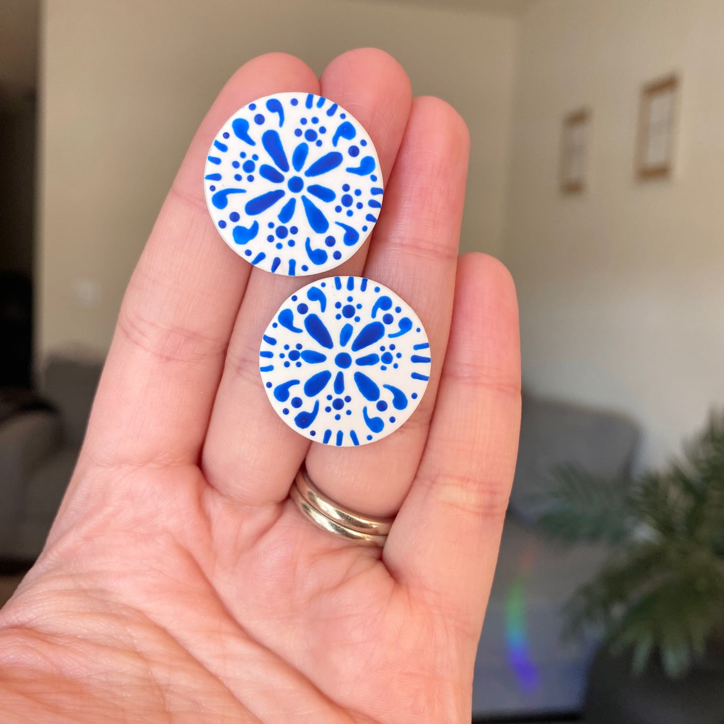 Hand painted LG studs