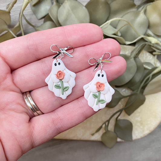 Ghosts holding flower