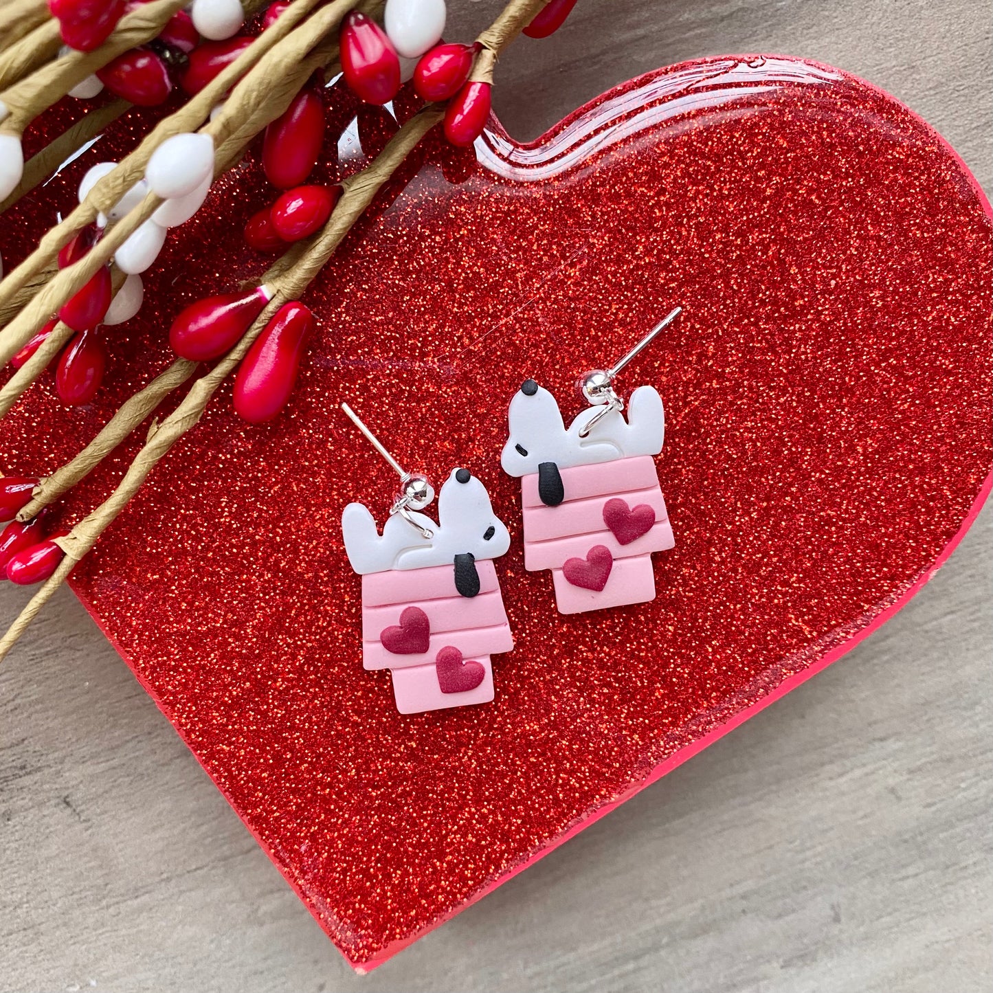 Valentine Doggy dangles