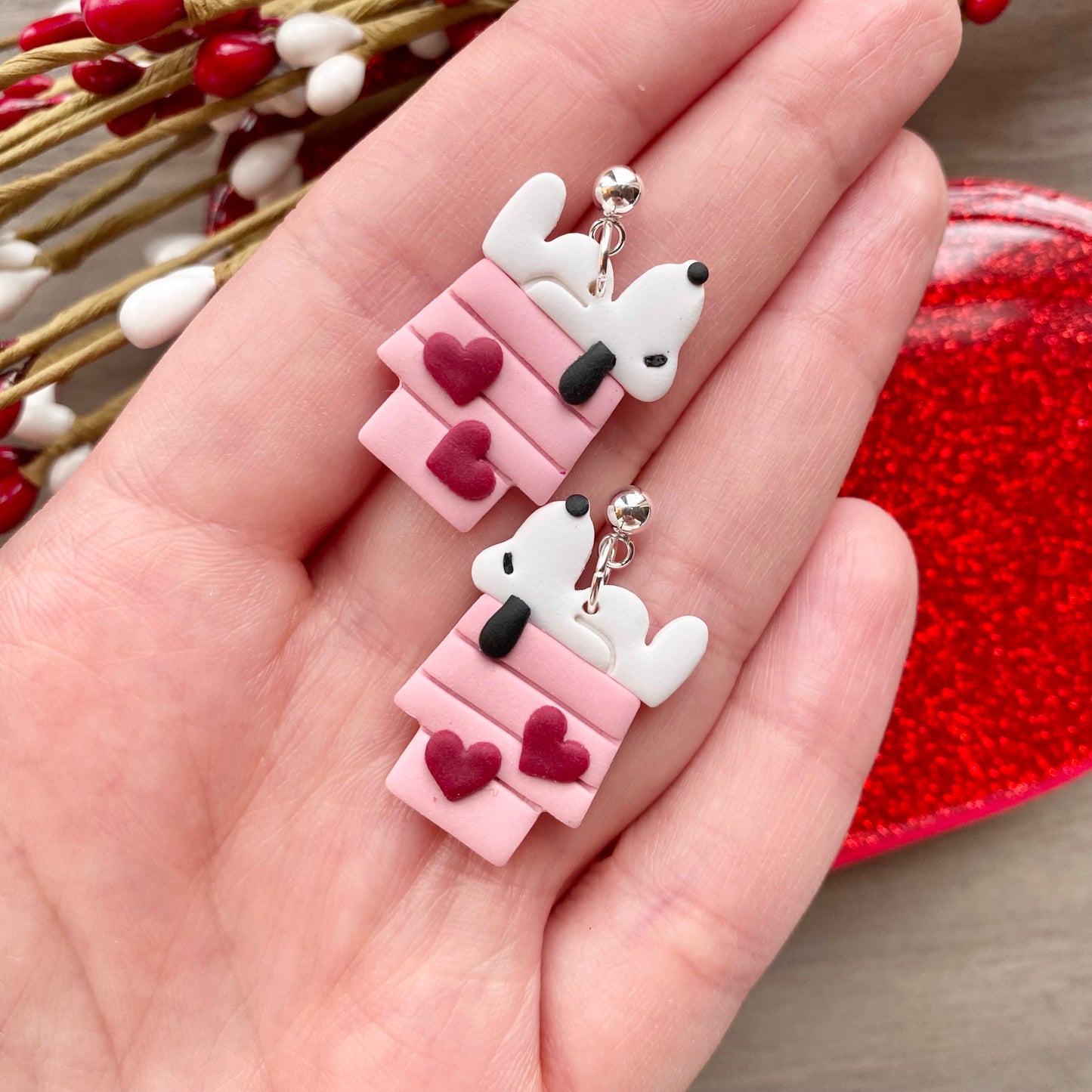 Valentine Doggy dangles